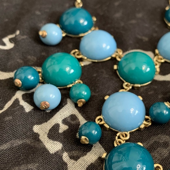 Blue Monochrome Bubble Necklace - Picture 3 of 4